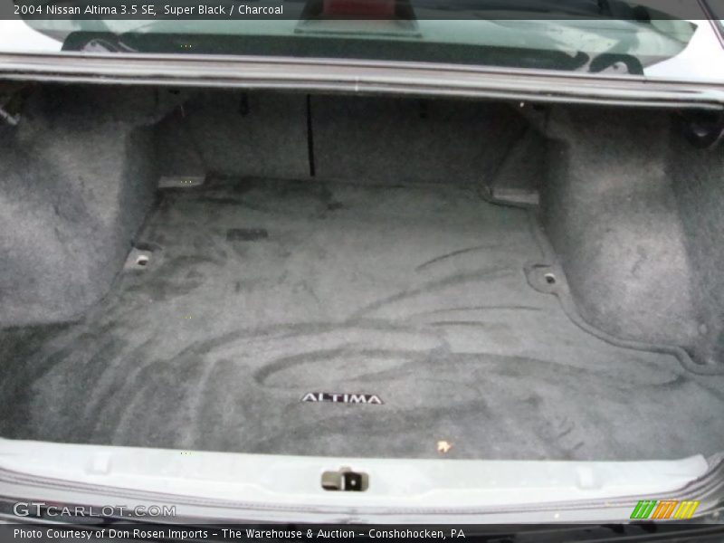 Super Black / Charcoal 2004 Nissan Altima 3.5 SE