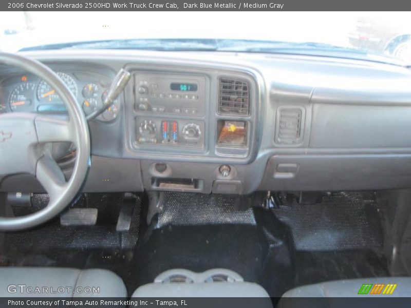 Dark Blue Metallic / Medium Gray 2006 Chevrolet Silverado 2500HD Work Truck Crew Cab