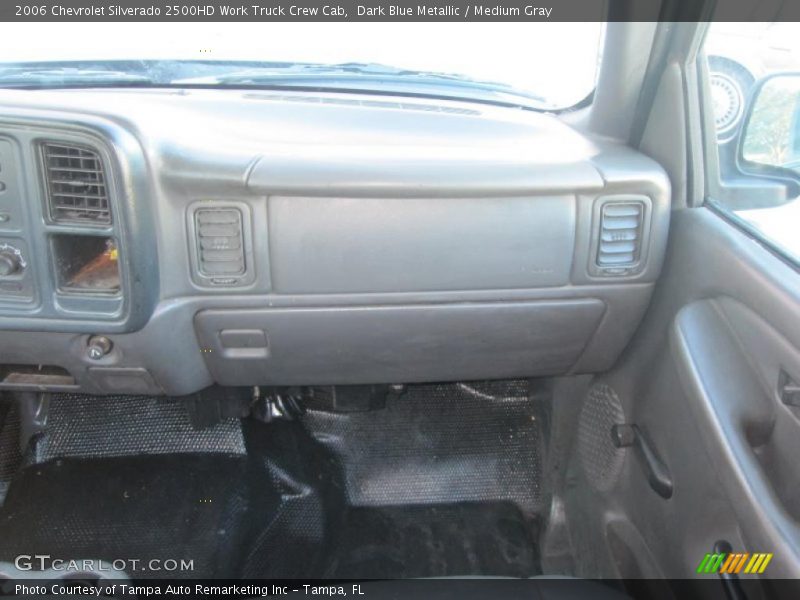 Dark Blue Metallic / Medium Gray 2006 Chevrolet Silverado 2500HD Work Truck Crew Cab