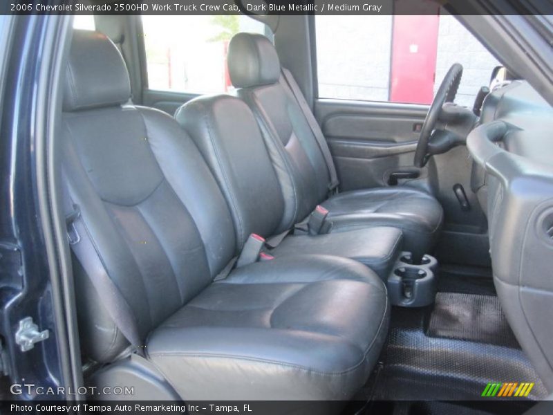 Dark Blue Metallic / Medium Gray 2006 Chevrolet Silverado 2500HD Work Truck Crew Cab