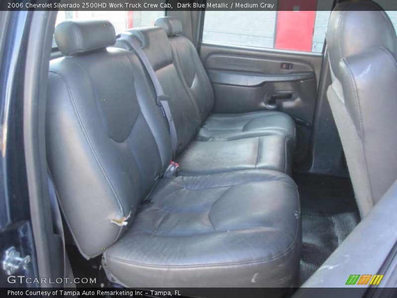 Dark Blue Metallic / Medium Gray 2006 Chevrolet Silverado 2500HD Work Truck Crew Cab