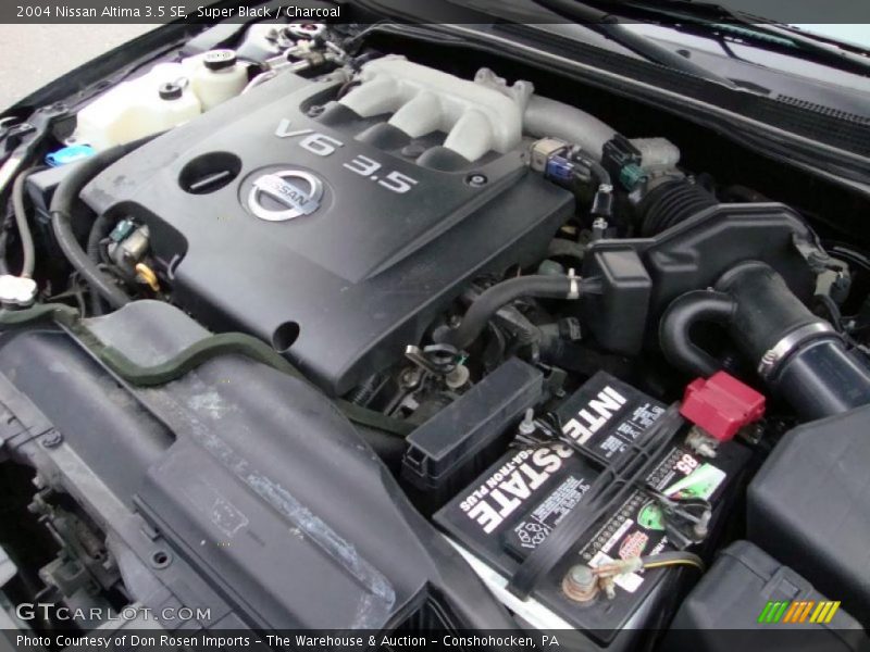 Super Black / Charcoal 2004 Nissan Altima 3.5 SE