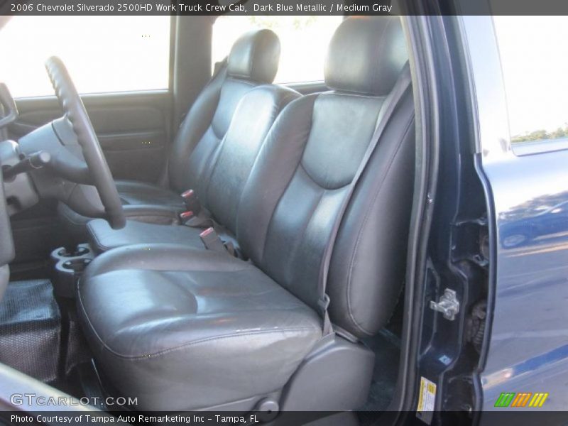 Dark Blue Metallic / Medium Gray 2006 Chevrolet Silverado 2500HD Work Truck Crew Cab