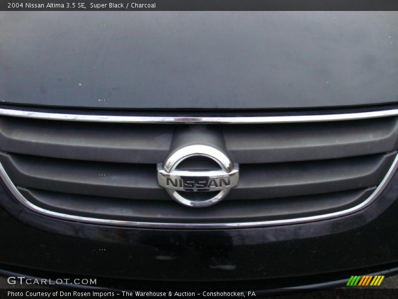 Super Black / Charcoal 2004 Nissan Altima 3.5 SE