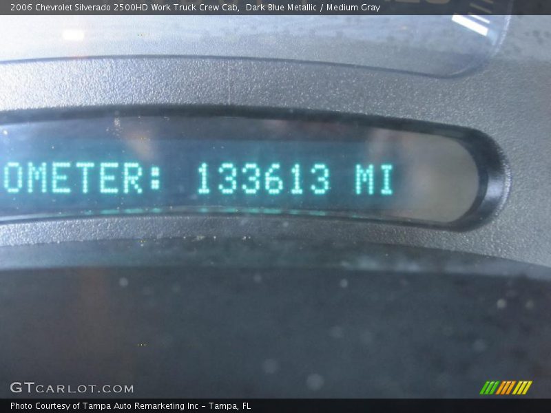 Dark Blue Metallic / Medium Gray 2006 Chevrolet Silverado 2500HD Work Truck Crew Cab