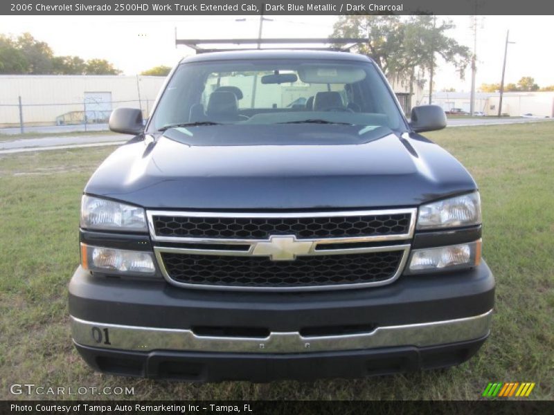 Dark Blue Metallic / Dark Charcoal 2006 Chevrolet Silverado 2500HD Work Truck Extended Cab