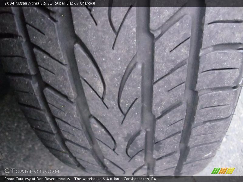 Super Black / Charcoal 2004 Nissan Altima 3.5 SE
