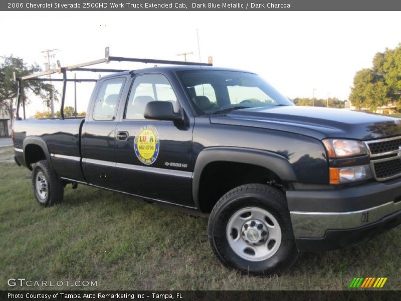 Dark Blue Metallic / Dark Charcoal 2006 Chevrolet Silverado 2500HD Work Truck Extended Cab