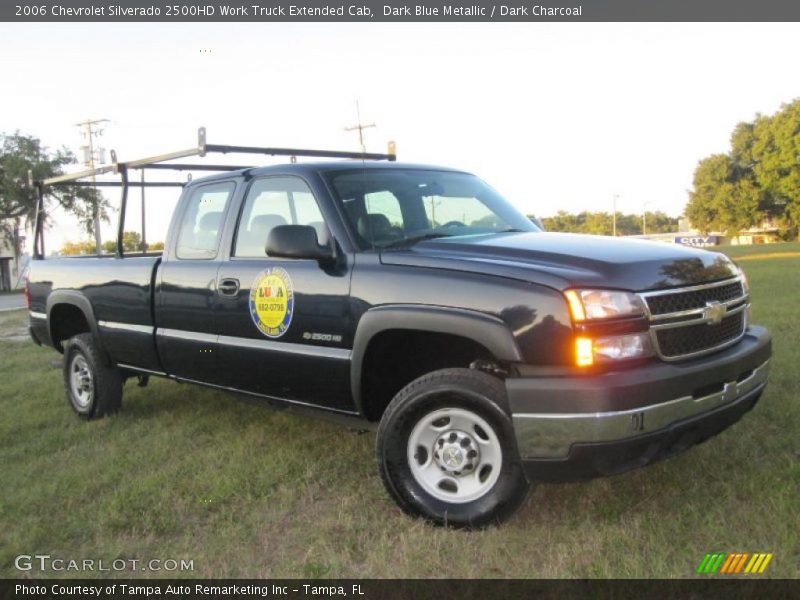 Dark Blue Metallic / Dark Charcoal 2006 Chevrolet Silverado 2500HD Work Truck Extended Cab