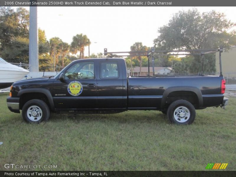 Dark Blue Metallic / Dark Charcoal 2006 Chevrolet Silverado 2500HD Work Truck Extended Cab
