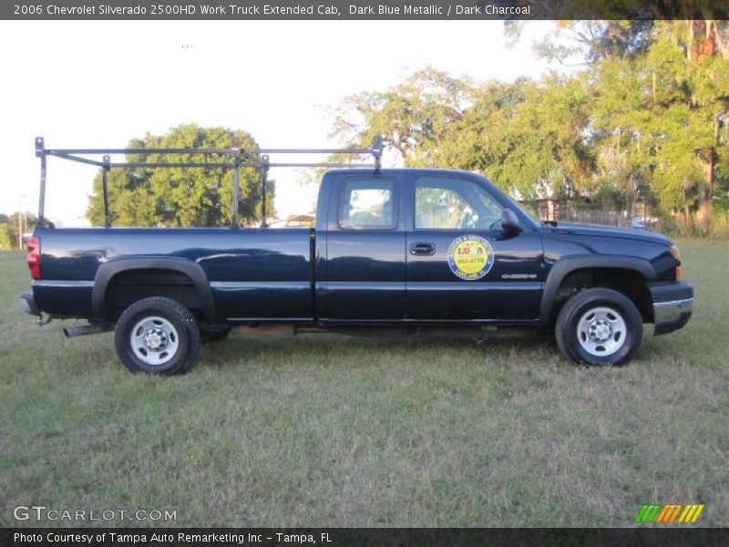 Dark Blue Metallic / Dark Charcoal 2006 Chevrolet Silverado 2500HD Work Truck Extended Cab
