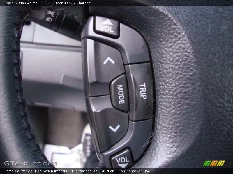 Super Black / Charcoal 2004 Nissan Altima 3.5 SE