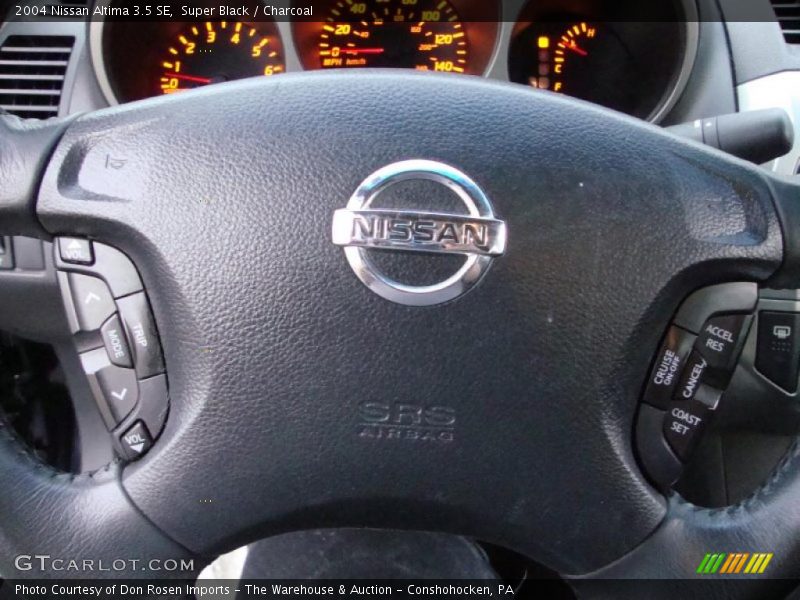 Super Black / Charcoal 2004 Nissan Altima 3.5 SE