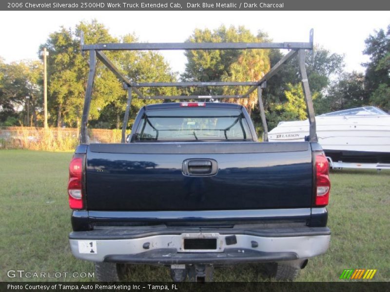 Dark Blue Metallic / Dark Charcoal 2006 Chevrolet Silverado 2500HD Work Truck Extended Cab
