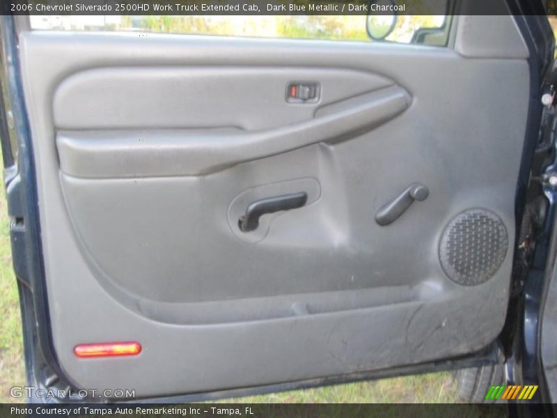 Dark Blue Metallic / Dark Charcoal 2006 Chevrolet Silverado 2500HD Work Truck Extended Cab