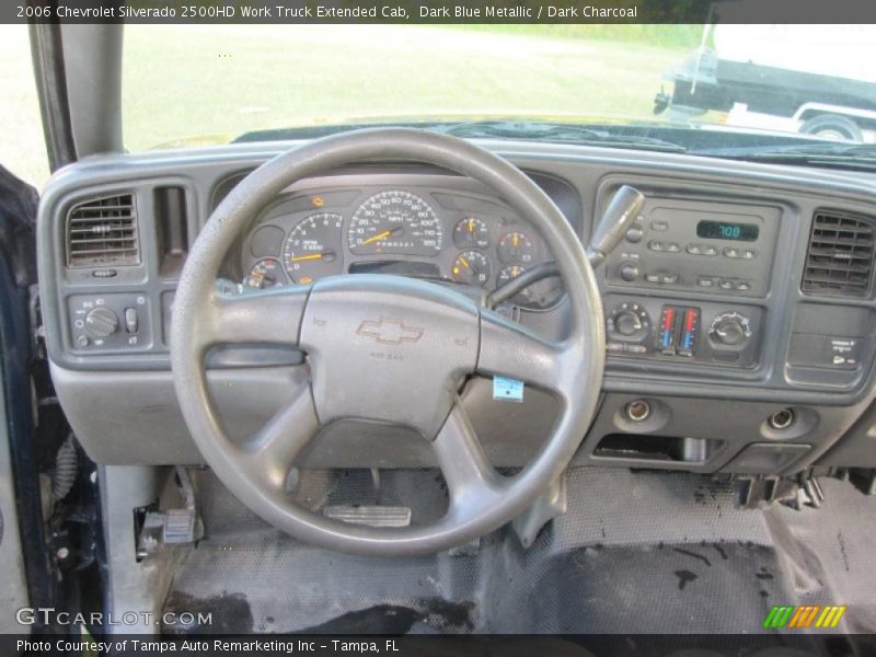 Dark Blue Metallic / Dark Charcoal 2006 Chevrolet Silverado 2500HD Work Truck Extended Cab