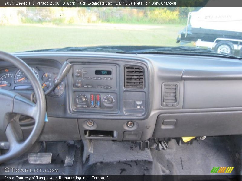 Dark Blue Metallic / Dark Charcoal 2006 Chevrolet Silverado 2500HD Work Truck Extended Cab
