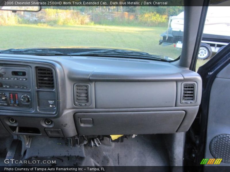 Dark Blue Metallic / Dark Charcoal 2006 Chevrolet Silverado 2500HD Work Truck Extended Cab