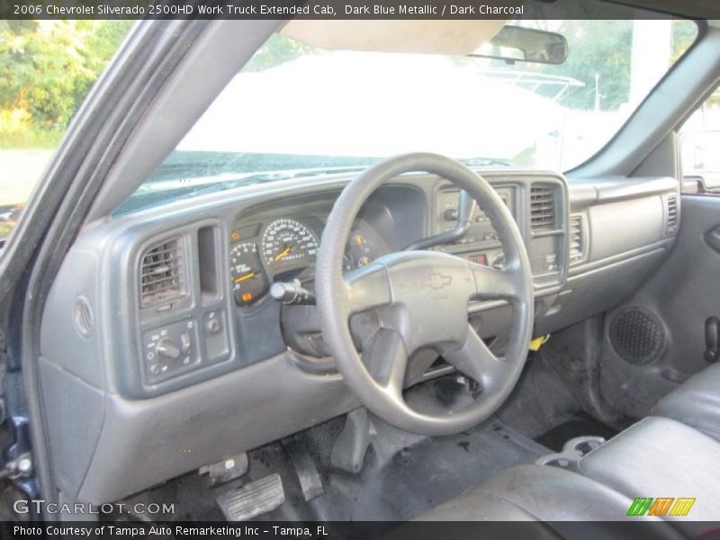 Dark Blue Metallic / Dark Charcoal 2006 Chevrolet Silverado 2500HD Work Truck Extended Cab