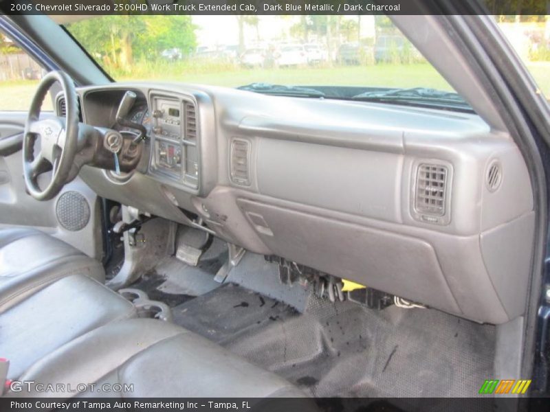 Dark Blue Metallic / Dark Charcoal 2006 Chevrolet Silverado 2500HD Work Truck Extended Cab