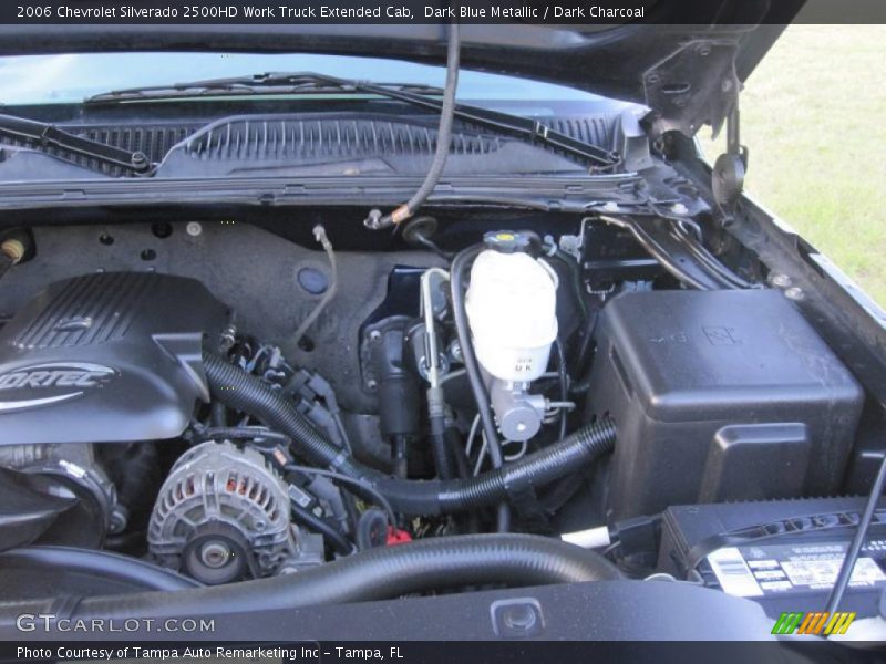 Dark Blue Metallic / Dark Charcoal 2006 Chevrolet Silverado 2500HD Work Truck Extended Cab