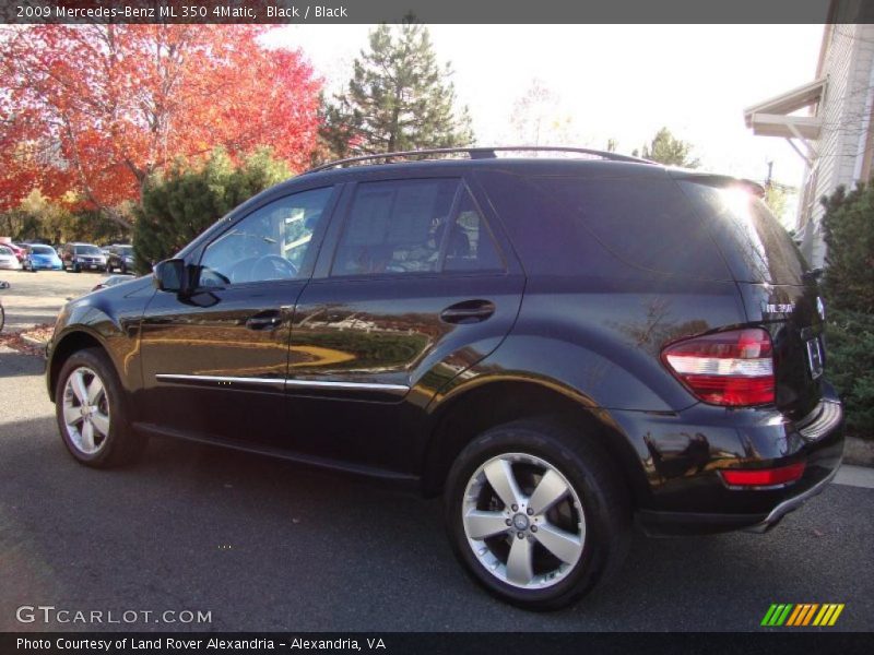 Black / Black 2009 Mercedes-Benz ML 350 4Matic