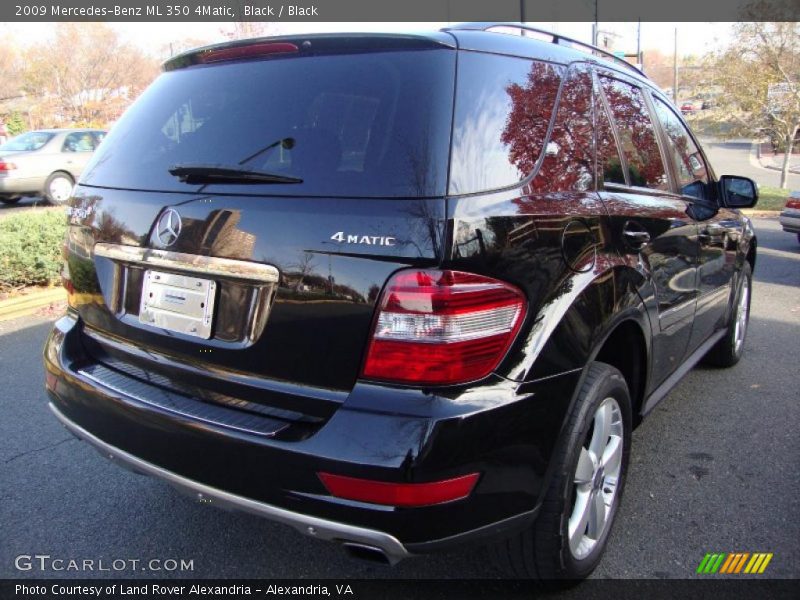 Black / Black 2009 Mercedes-Benz ML 350 4Matic