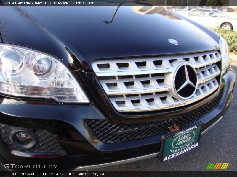 Black / Black 2009 Mercedes-Benz ML 350 4Matic