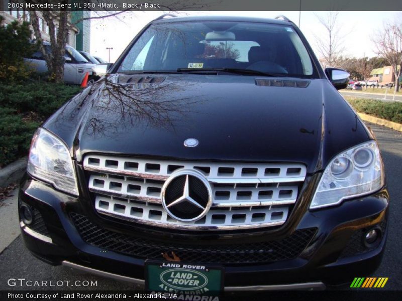 Black / Black 2009 Mercedes-Benz ML 350 4Matic