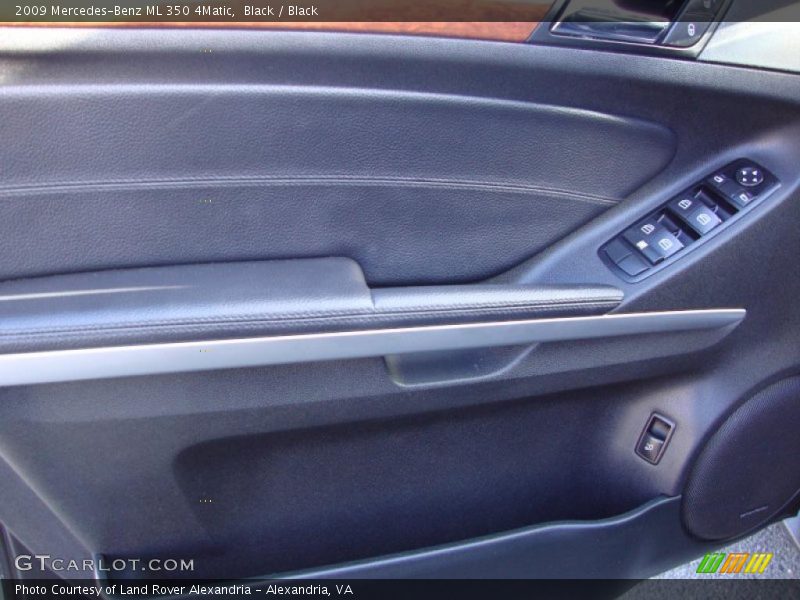 Black / Black 2009 Mercedes-Benz ML 350 4Matic