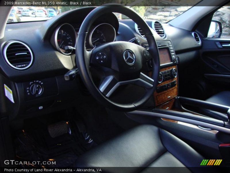 Black / Black 2009 Mercedes-Benz ML 350 4Matic