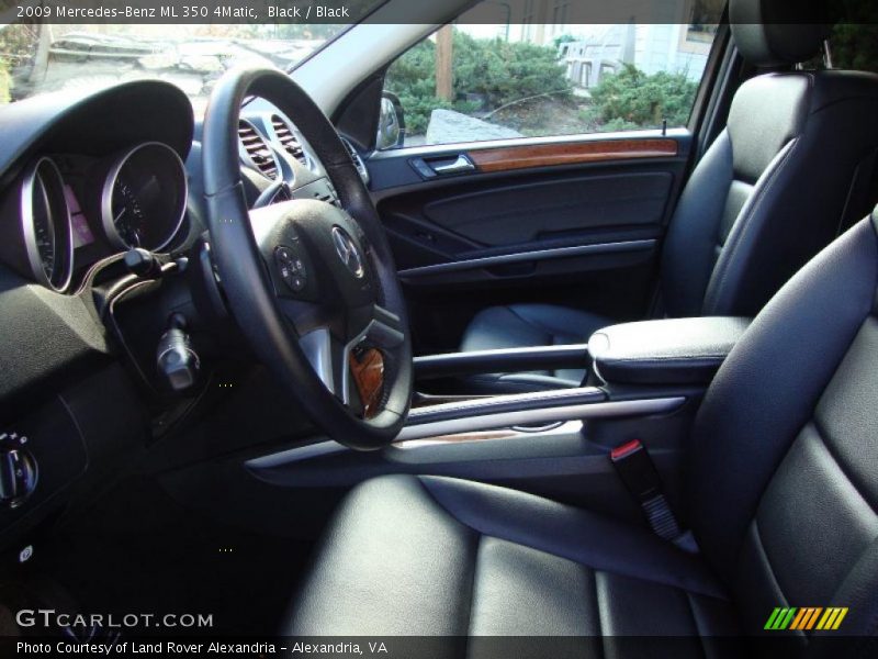 Black / Black 2009 Mercedes-Benz ML 350 4Matic