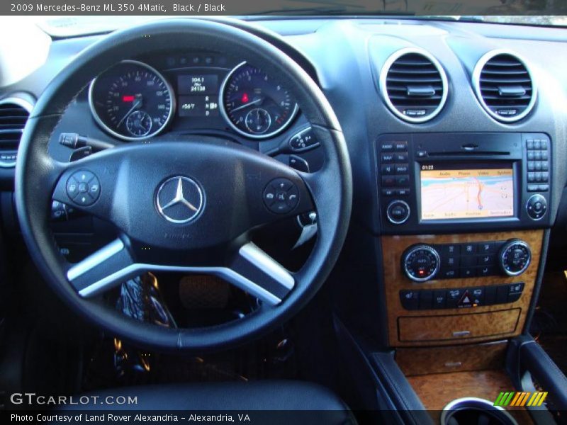 Black / Black 2009 Mercedes-Benz ML 350 4Matic