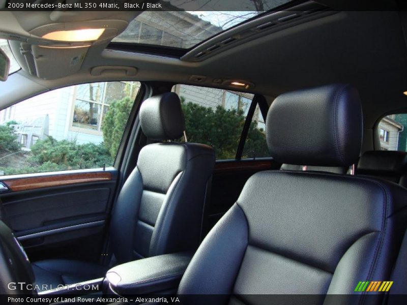 Black / Black 2009 Mercedes-Benz ML 350 4Matic