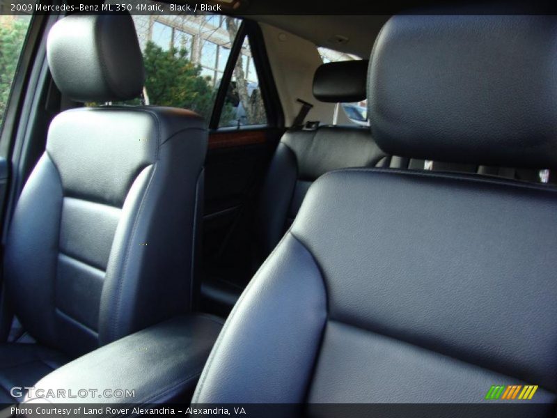 Black / Black 2009 Mercedes-Benz ML 350 4Matic