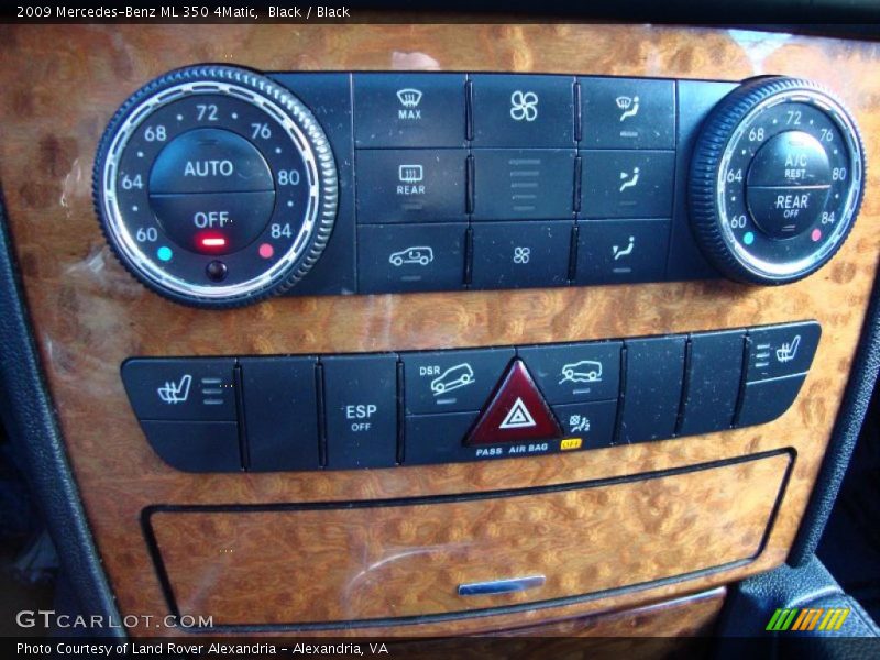 Black / Black 2009 Mercedes-Benz ML 350 4Matic