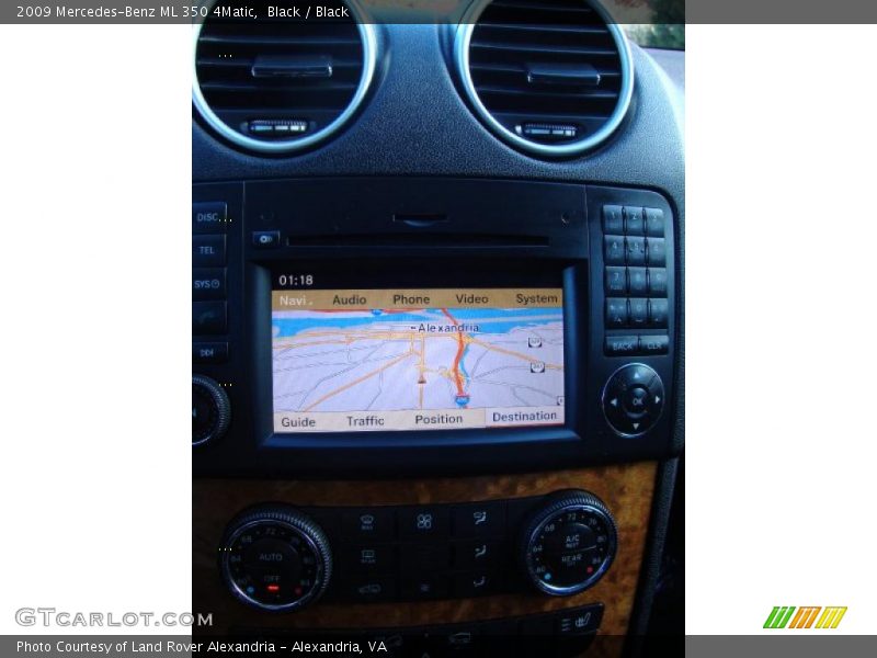 Black / Black 2009 Mercedes-Benz ML 350 4Matic