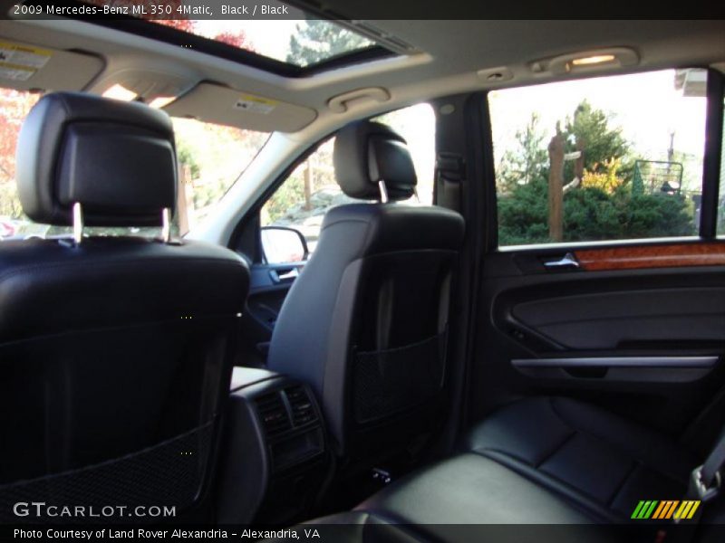 Black / Black 2009 Mercedes-Benz ML 350 4Matic
