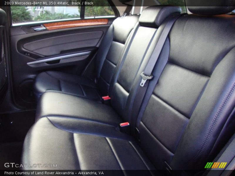 Black / Black 2009 Mercedes-Benz ML 350 4Matic