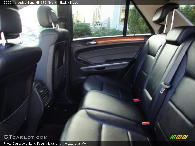 Black / Black 2009 Mercedes-Benz ML 350 4Matic