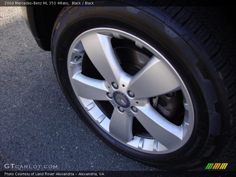 Black / Black 2009 Mercedes-Benz ML 350 4Matic