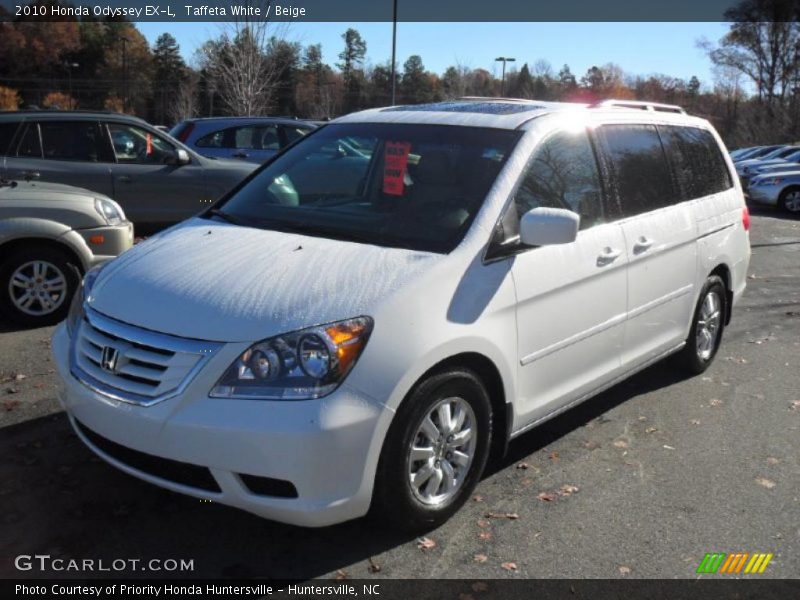 Taffeta White / Beige 2010 Honda Odyssey EX-L