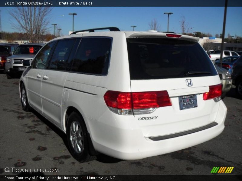 Taffeta White / Beige 2010 Honda Odyssey EX-L