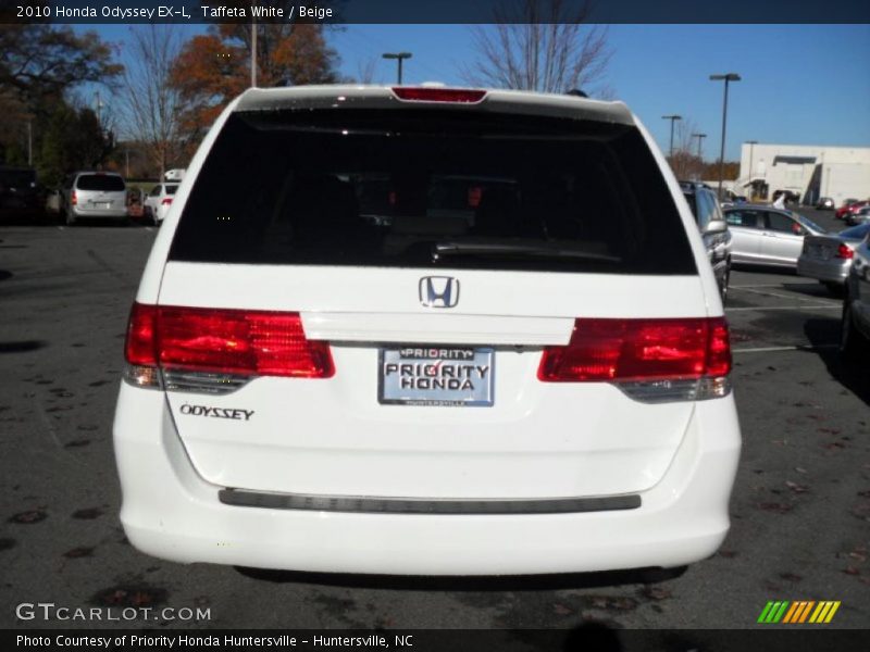 Taffeta White / Beige 2010 Honda Odyssey EX-L