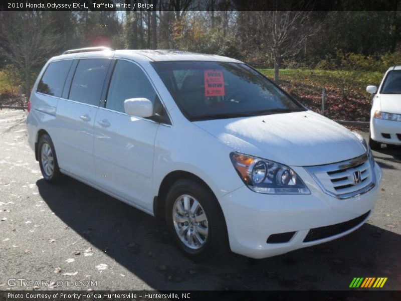 Taffeta White / Beige 2010 Honda Odyssey EX-L