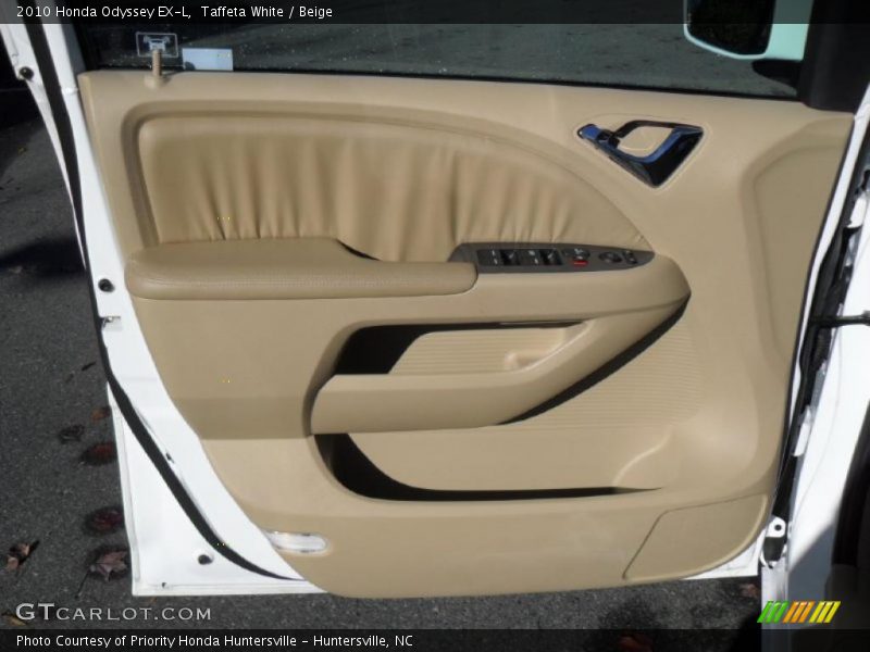 Taffeta White / Beige 2010 Honda Odyssey EX-L