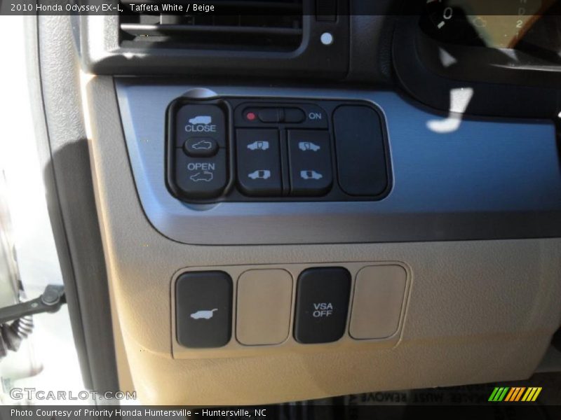 Taffeta White / Beige 2010 Honda Odyssey EX-L