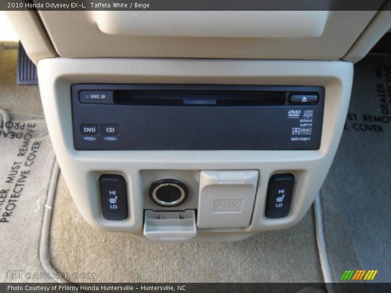 Taffeta White / Beige 2010 Honda Odyssey EX-L
