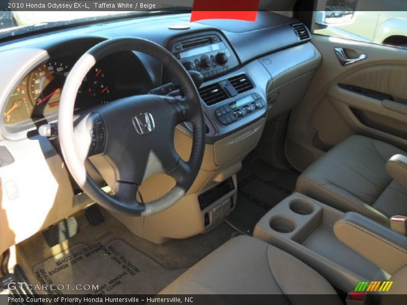 Taffeta White / Beige 2010 Honda Odyssey EX-L