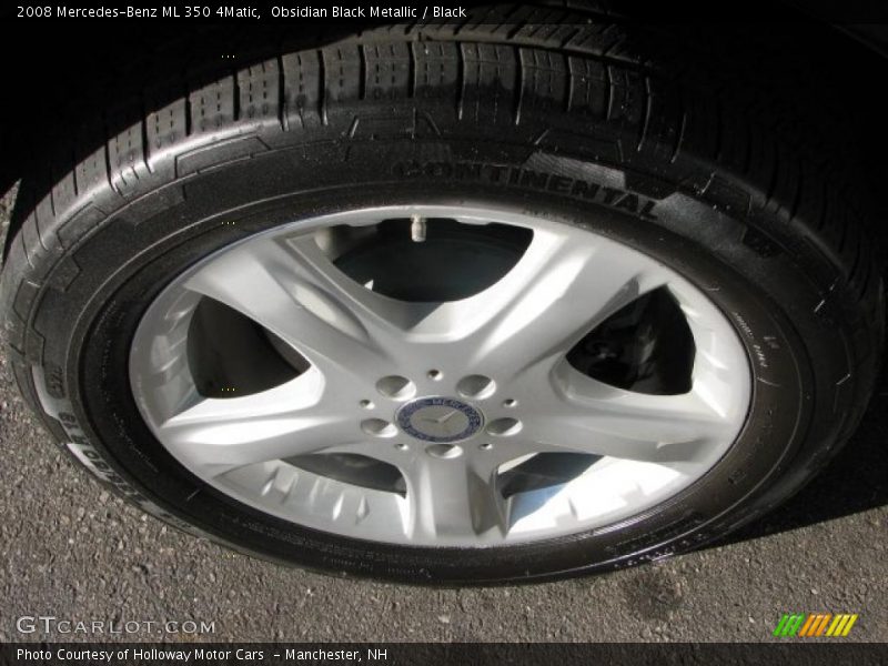 Obsidian Black Metallic / Black 2008 Mercedes-Benz ML 350 4Matic